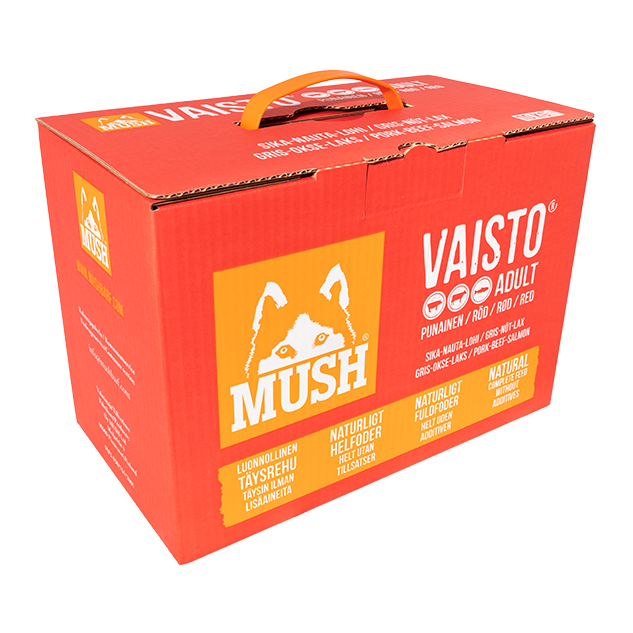 Mush Vaisto Rød (Gris-Okse-Laks)