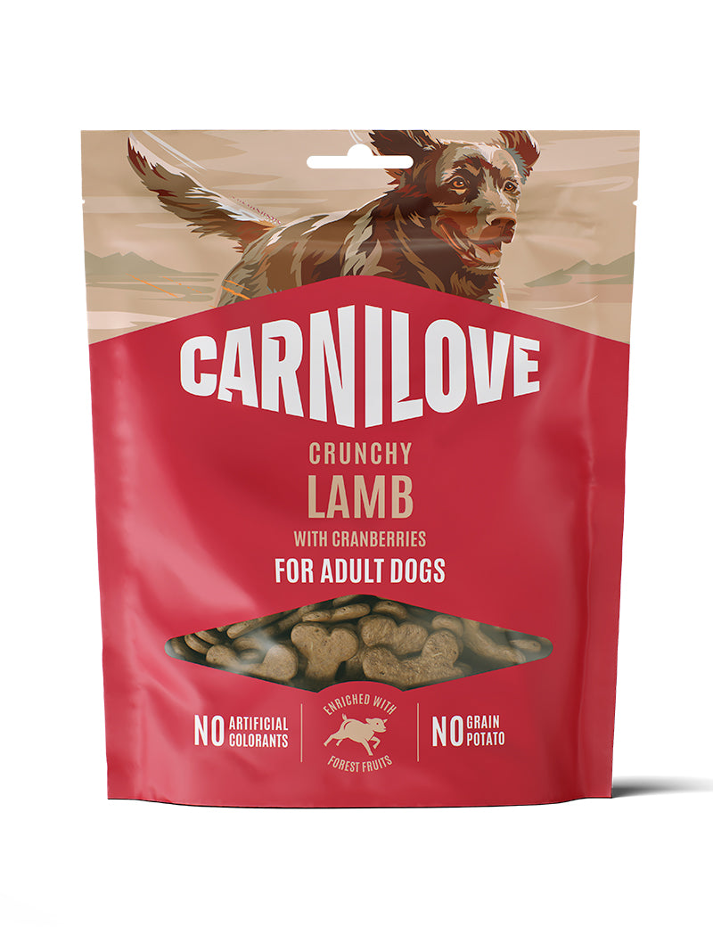 Carnilove Crunchy Lam og Tranebær 200 g