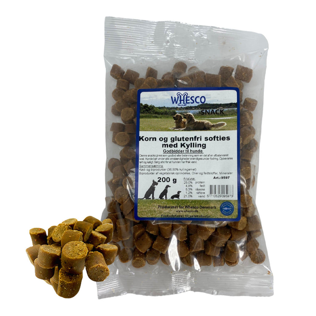 Whesco Softies med Kylling - 200 g.