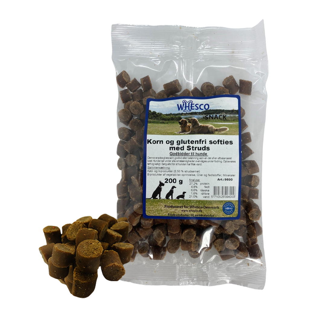 Whesco Softies med struds - 200 g.