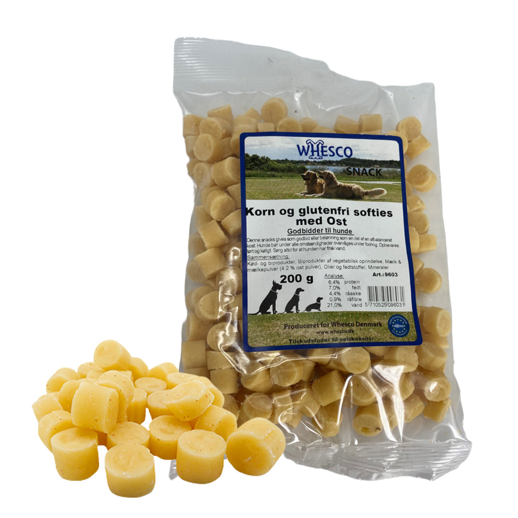 Whesco Softies med Ost - 200 g.