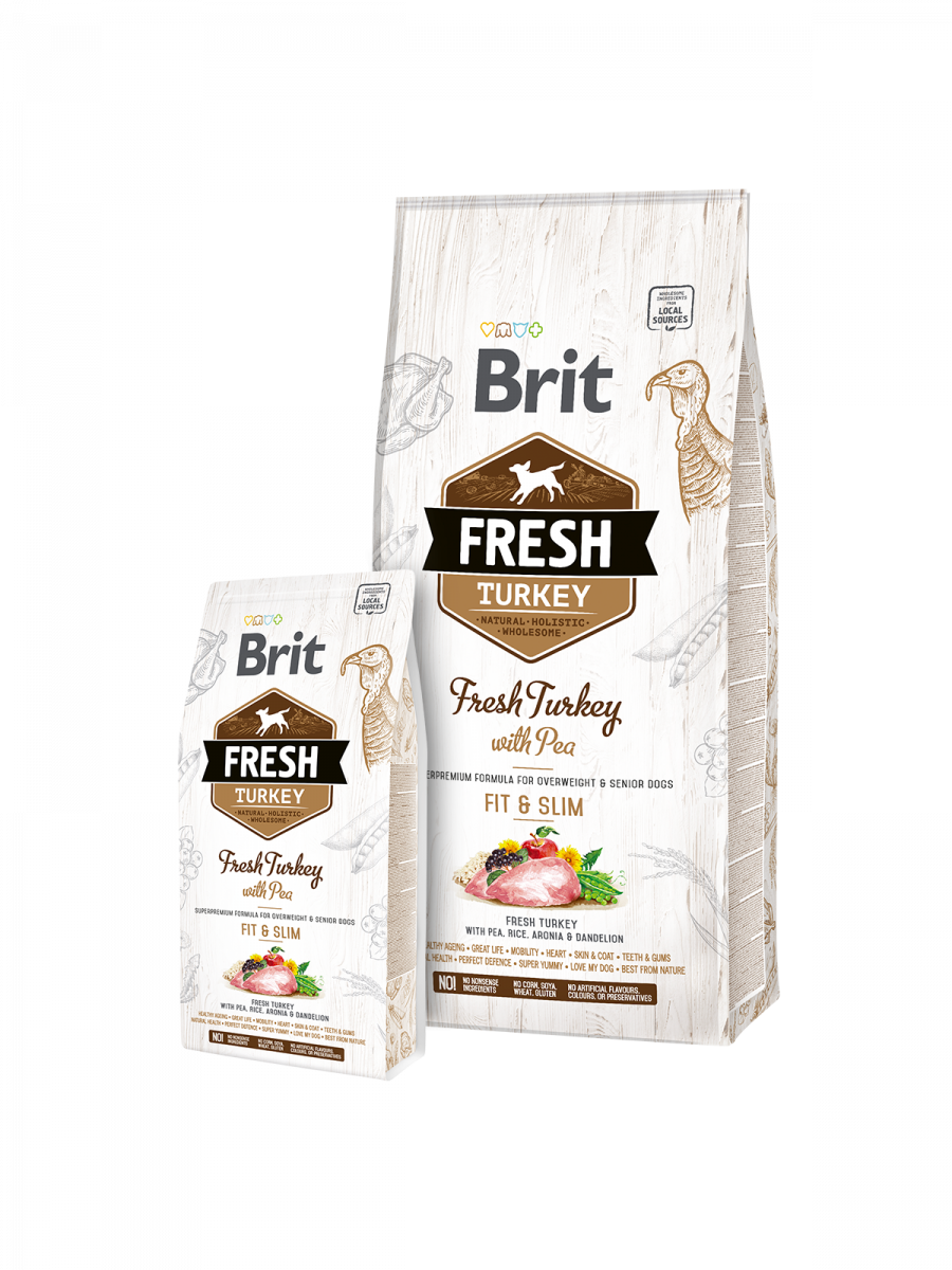 Brit Fresh Turkey w. Peas Adult Fit & Slim