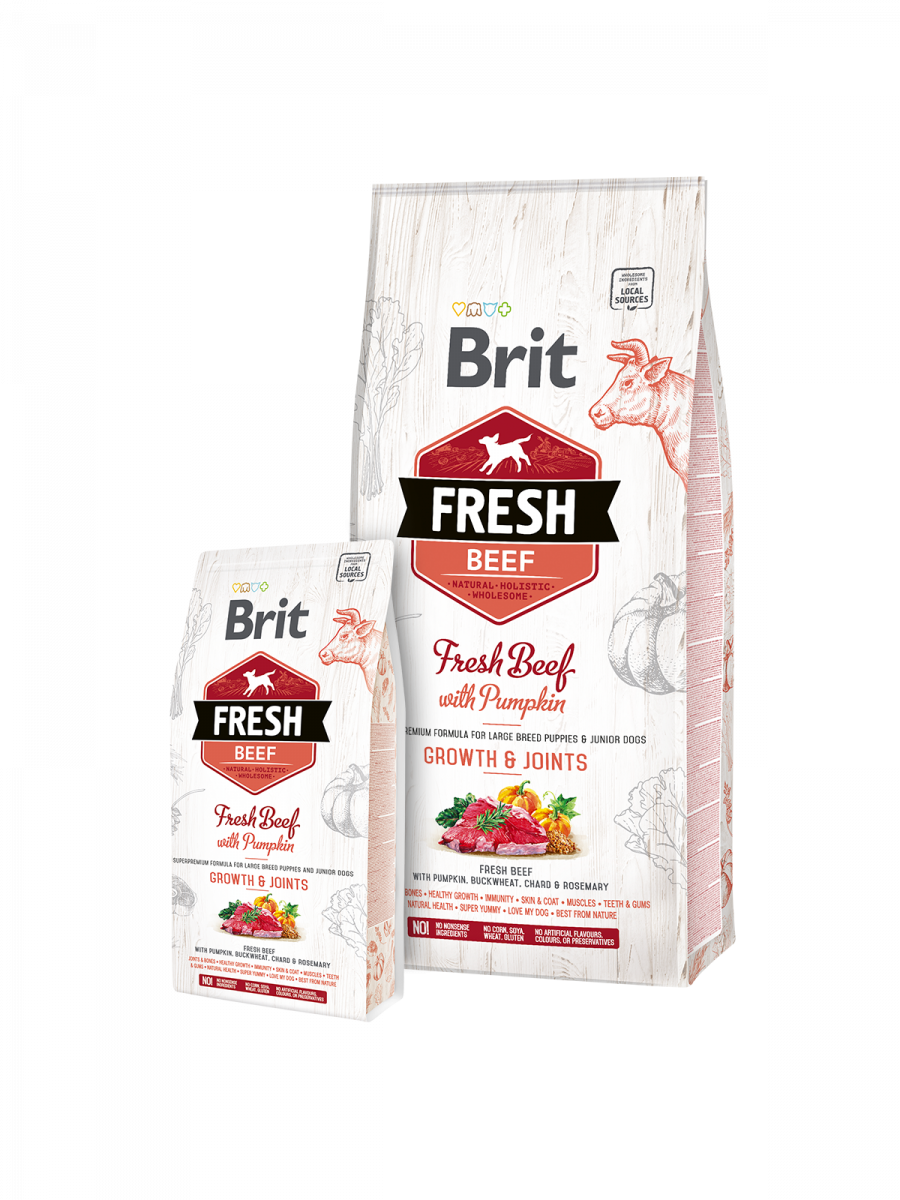 Brit Fresh Beef w. Pumpkin Large Breed Growth & Joints