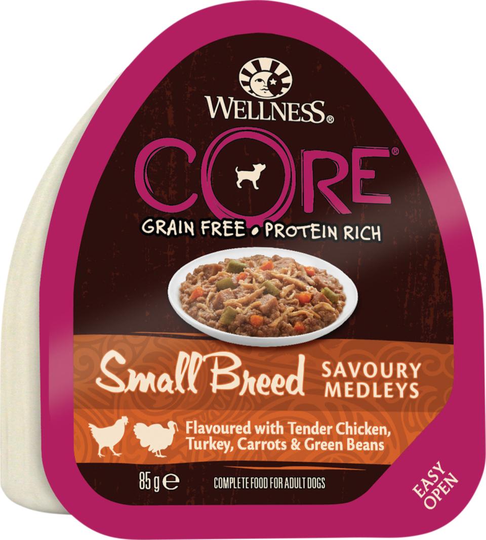 Wellness Core Savoury Medleys Small Breed - Kylling & Kalkun 85 g