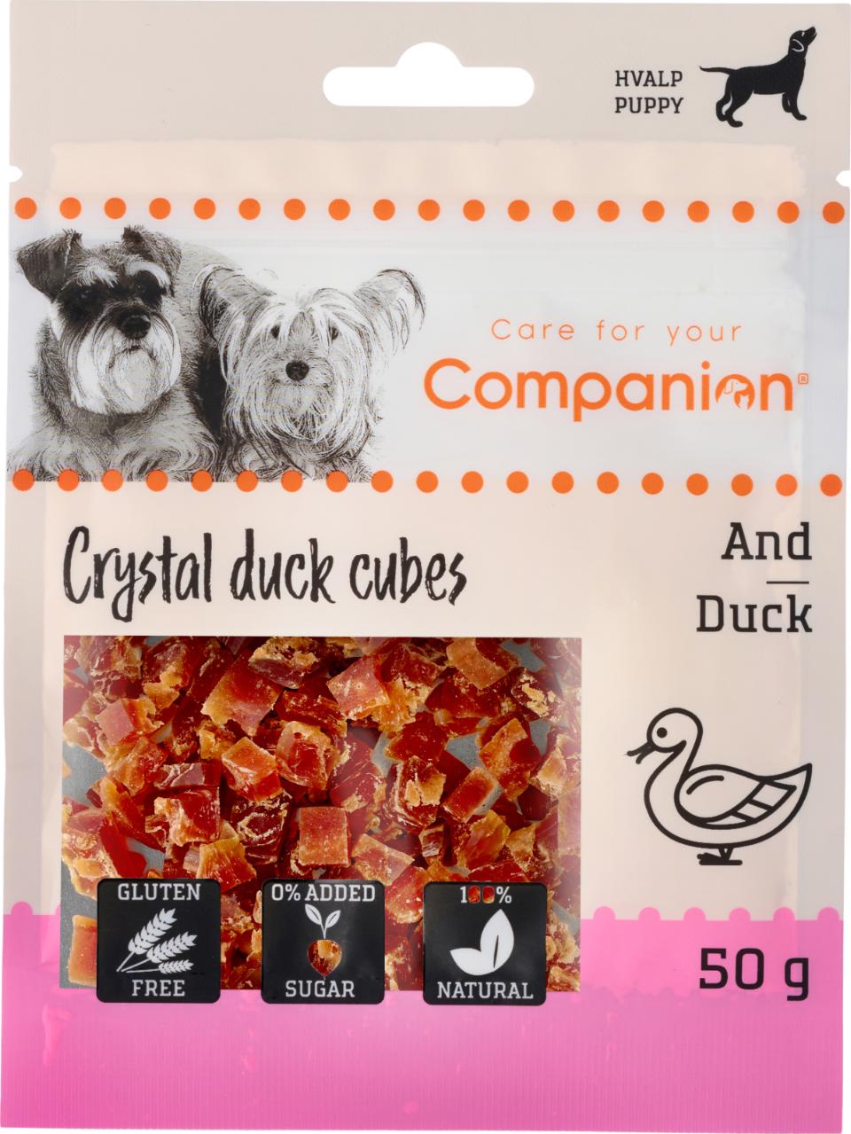 Companion Crystal Duck Cubes For Puppies - 50 g
