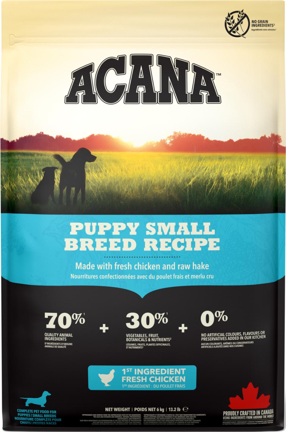 Acana Puppy Small breed Recipe