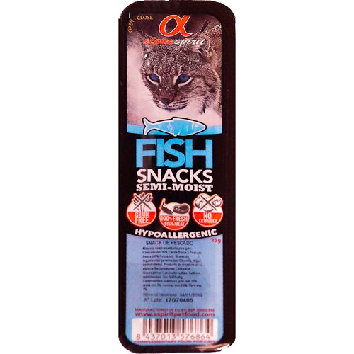 Alpha Spirit Fish Snacks Cat - 35 g