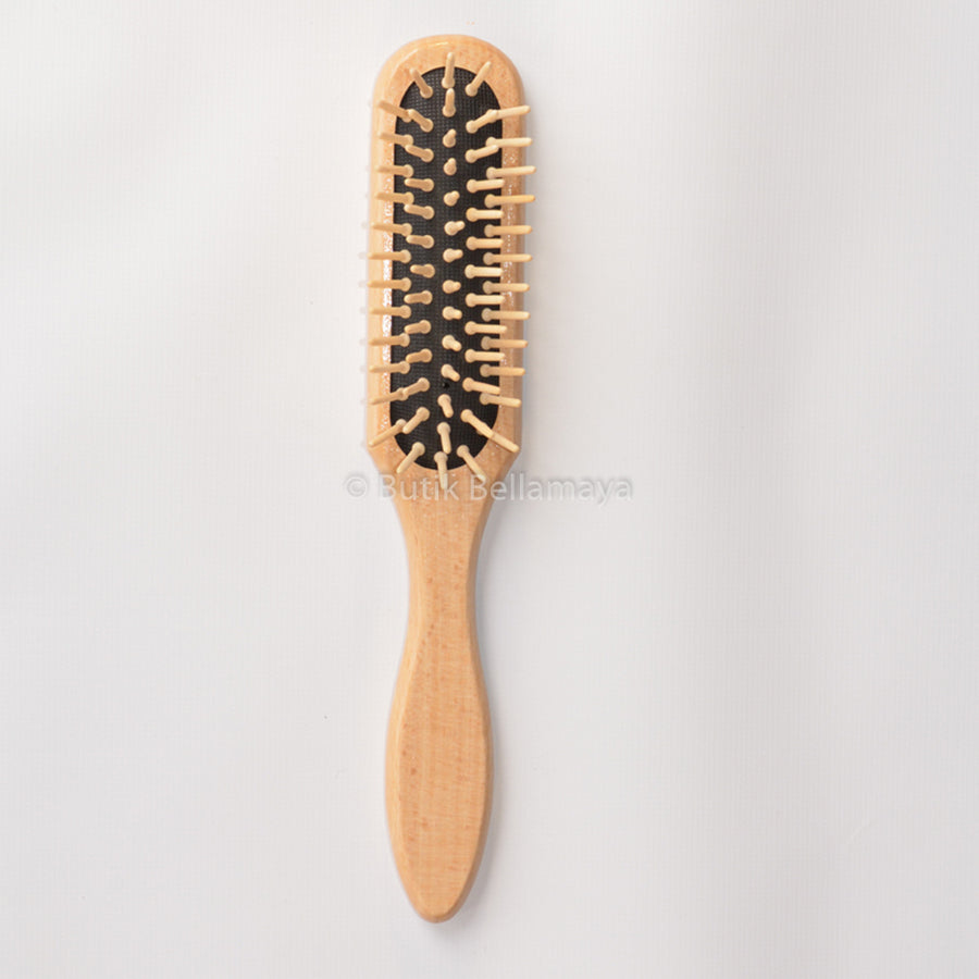 Vellus Wood Pin Brush - Oblong