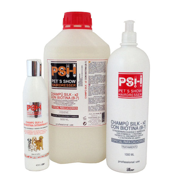 PSH Silk X-2 Shampoo m. Biotin - 250 ml
