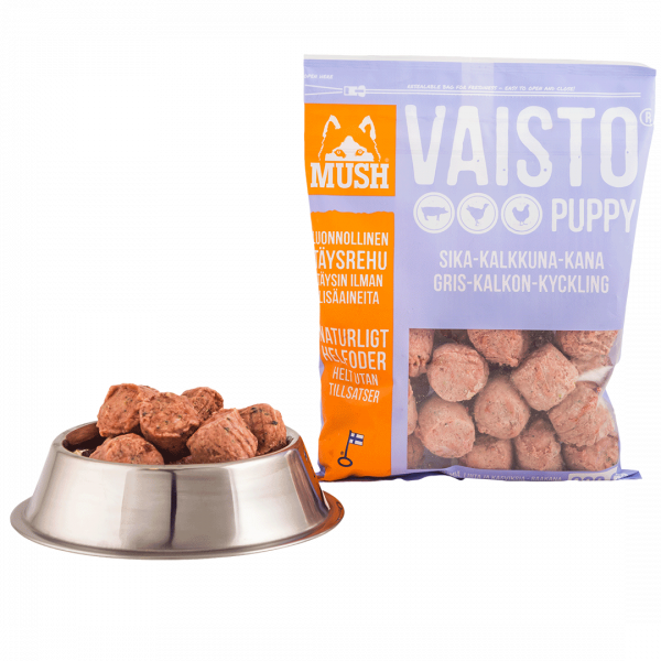 Vaisto Puppy m. gris, kalkun og kylling - 800 g